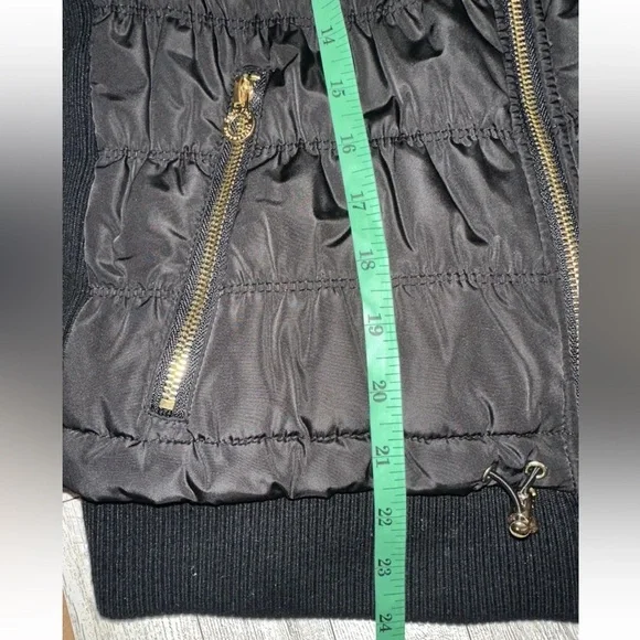 Calvin Klein Performance Womens Black Puffer Vest Size M Full Zip - Picture 9 of 10